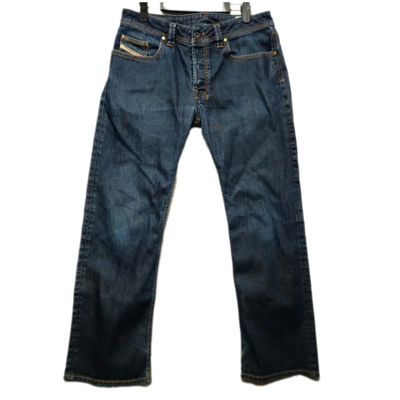 Diesel Levan 008AA Stretch Dark Wash Denim Jeans Mens W31 L30 Made In Italy - Picture 1 of 13